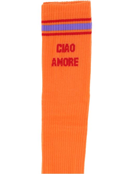 Long socks Ciao Amore orange Giada Benincasa | 290214